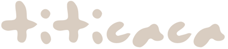 The word 'titica' written in a light beige, rounded, hand-drawn sans-serif font on a solid white background.