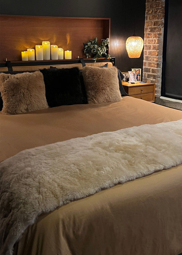 Beige, Fur, Pillow, Alpaca